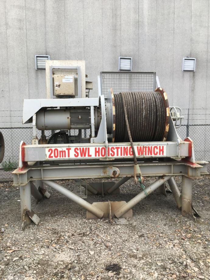 20 ton Huisman electric tugger winch
