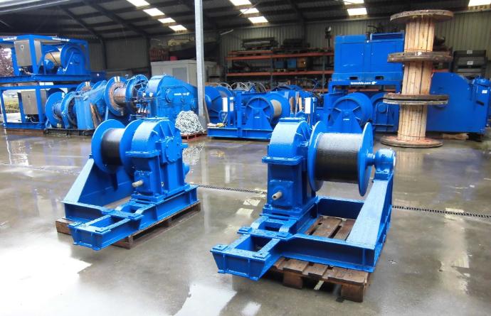 15 ton electric chute winch
