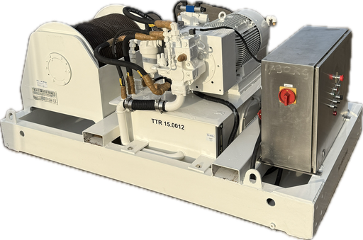 [19679] 5 ton Liebherr electric / hydraulic winch