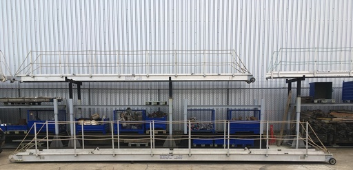 [26410] 10 m. Samgong aluminium wharf ladder gangway